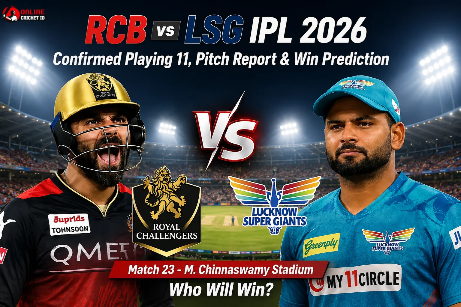 LSG vs RCB
