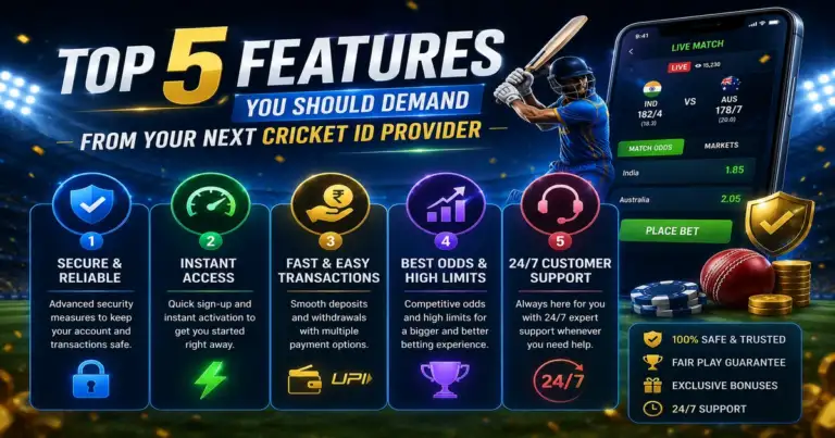 5 Features Your Next Cricket Id Providers