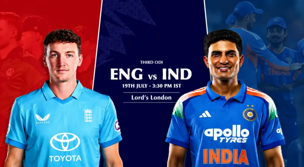 ENG vs IND 3rd ODI Match