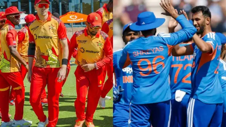 Ind vs Zim Teams