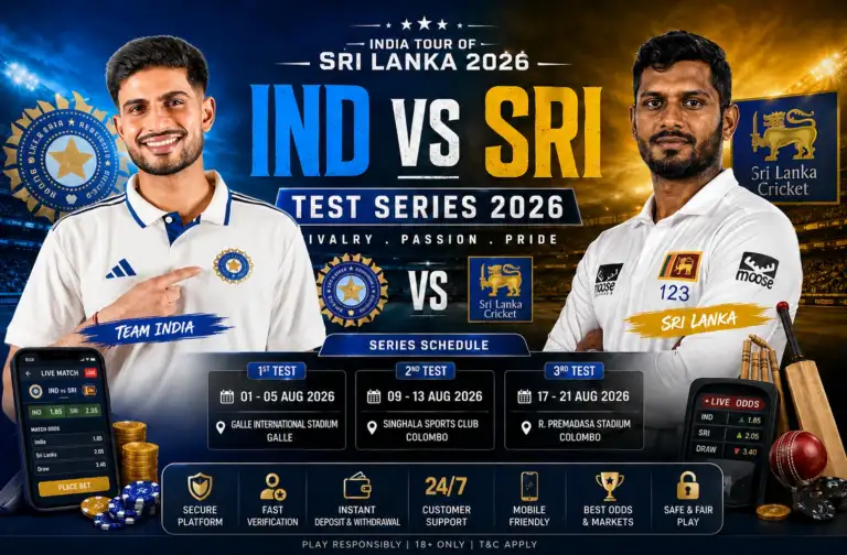 IND vs SRI Test Series 2026 Prediction: Head-to-Head, XI & Stats