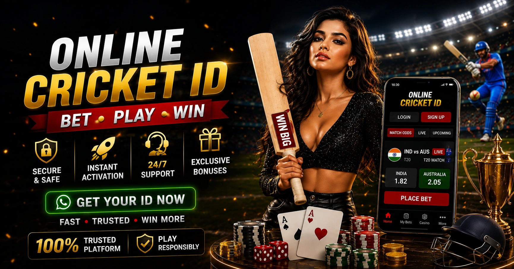 get cricket id in 2 minutes